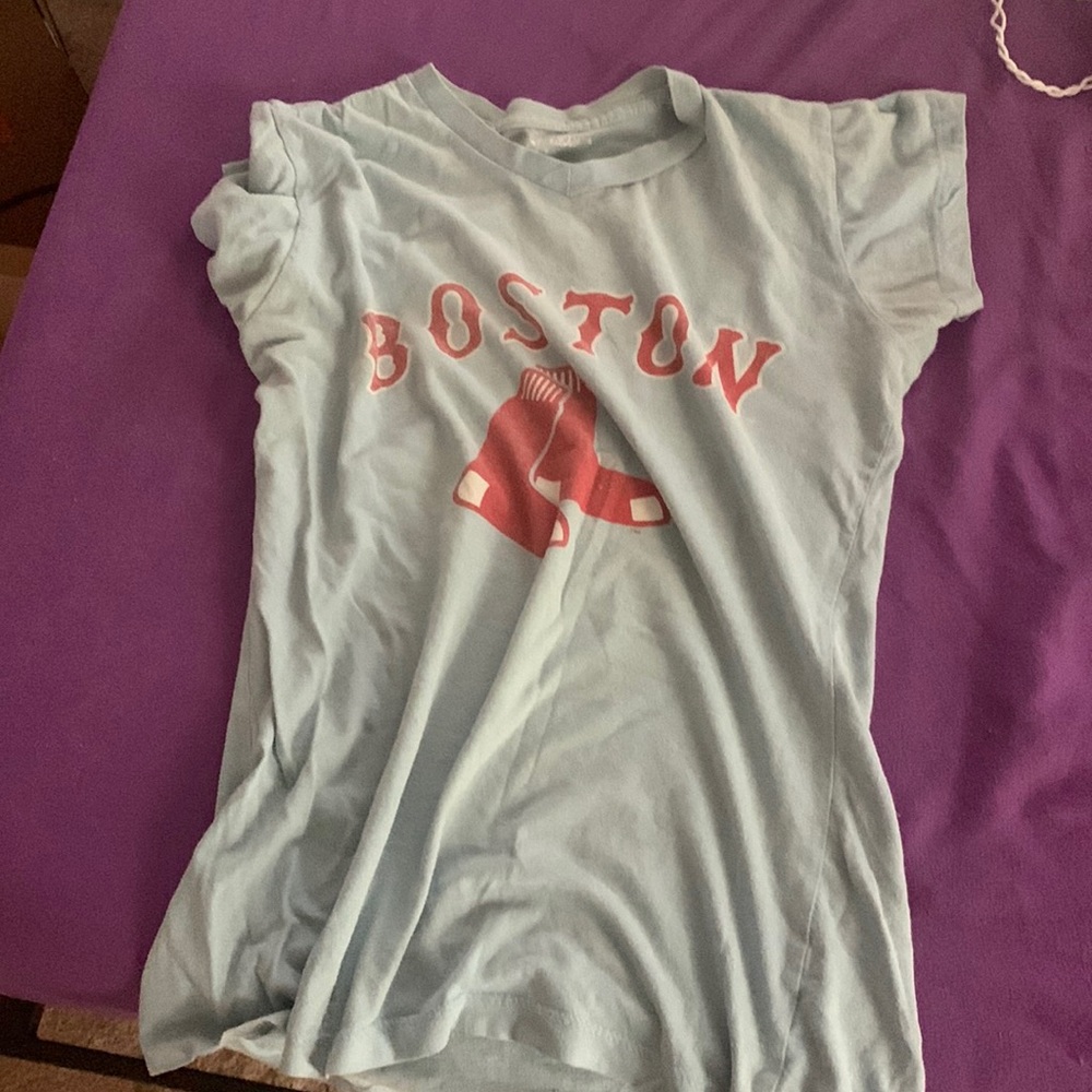 blue red sox shirt